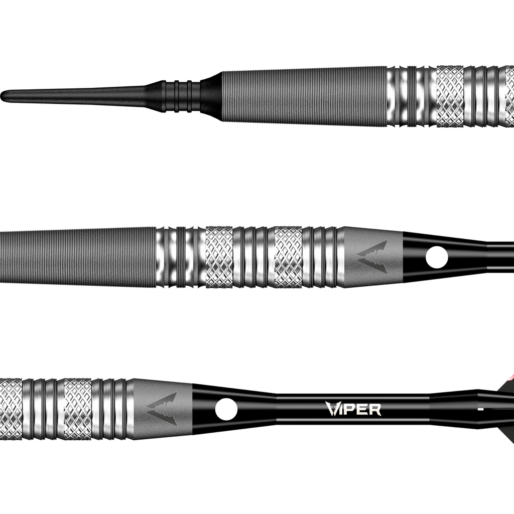 Viper Sinister Tungsten Soft Tip Dart Set - Double Knurl