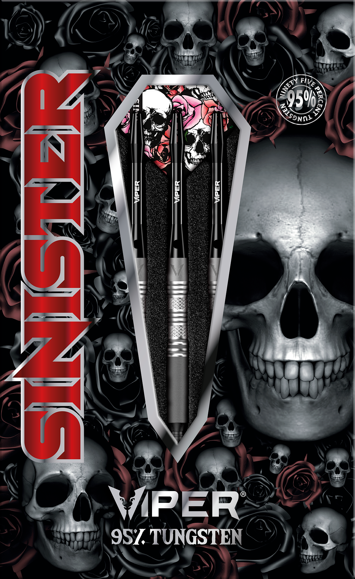 Viper Sinister Tungsten Soft Tip Dart Set - Double Knurl