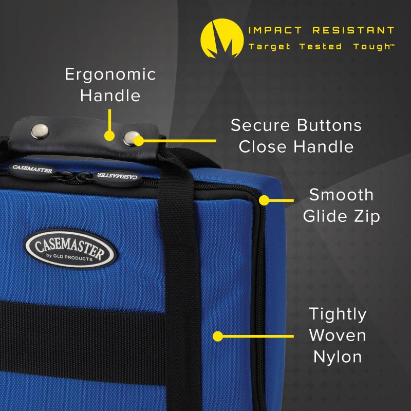 Casemaster Classic Blue Nylon Dart Case